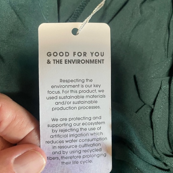 Lascana Venus Long Maxi Sleeveless Dress Size Large Green Open Back NWT - Picture 4 of 11